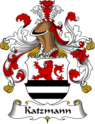 German Wappen Coat of Arms for Katzmann