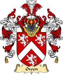 Welsh Family Coat of Arms (v.25) Owen (of Caer-Fryn, Anglesey)