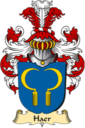 v.23 Coat of Family Arms from Germany for Haer