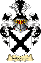 English Coat of Arms (v.23) for the family Middleton