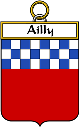 French Coat of Arms Badge for Ailly