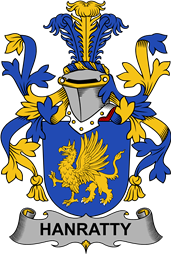 Irish Coat of Arms for Hanratty or O