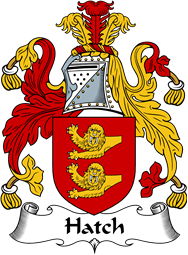 English Coat of Arms for the family Hatch