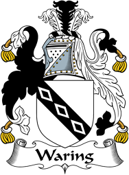 Irish Coat of Arms for Waring