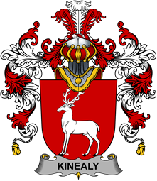 Irish Family Coat of Arms (v.25b) Kinealy or O