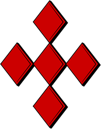 Cross, of Five Lozenges Conjoined