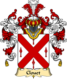French Family Coat of Arms (v.25) Clouet