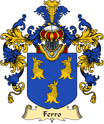 Italian Family Coat of Arms (v.25a) Ferro