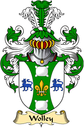 English Coat of Arms (v.23) for the family Wolley