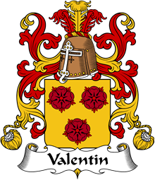 Coat of Arms from France for Valentin