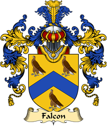 English Family Coat of Arms (v.25) Falcon