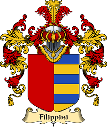 Italian Family Coat of Arms (v.25a) Filippini