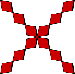Cross, Saltier, of Lozenges