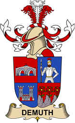 Republic of Austria Coat of Arms for Demuth de Hantesberg