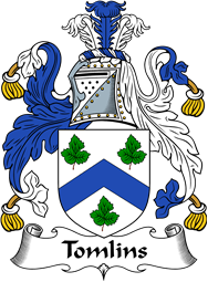 English Coat of Arms for the family Tomlins