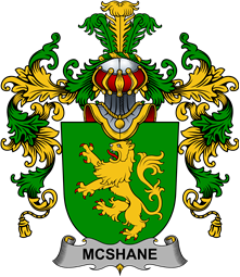 Irish Family Coat of Arms (v.25b) Shane or McShane