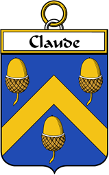 French Coat of Arms Badge for Claude