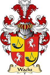 v.23 Coat of Family Arms from Germany for Wacks