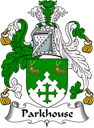 English Coat of Arms for the family Parkhouse