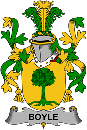 Irish Coat of Arms for Boyle or O