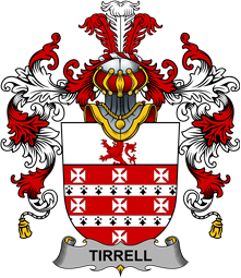 Irish Family Coat of Arms (v.25b) Tirrell