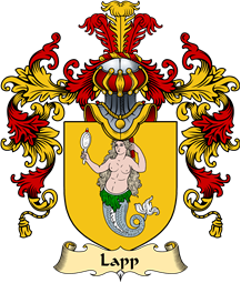 English Family Coat of Arms (v.25) Lapp