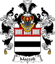 Italian Family Coat of Arms (v.25b) Mazzoli