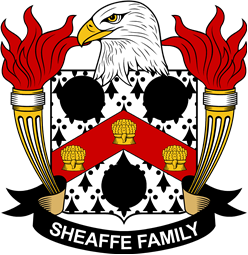 Coat of arms used by the Sheaffe family in the United States of America
