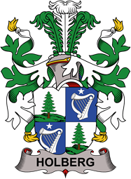 Coat of arms used by the Danish family Holberg