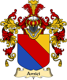 Italian Family Coat of Arms (v.25a) Amici
