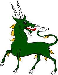 H-Antelope Passant Reguardant