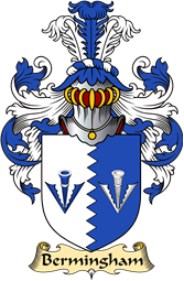Irish Family Coat of Arms (v.23) for Bermingham