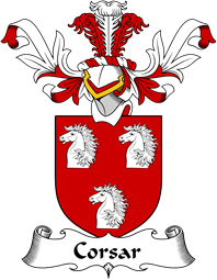 Coat of Arms from Scotland for Corsar
