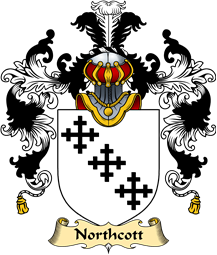 English Family Coat of Arms (v.25) Northcote or Northcott