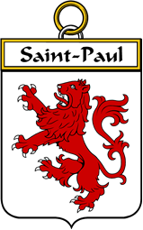 French Coat of Arms Badge for Saint-Paul