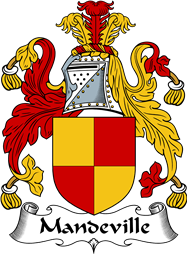 English Coat of Arms for the family Mandeville