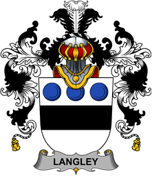 Irish Family Coat of Arms (v.25b) Langley