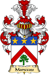 French Family Coat of Arms (v.23) for Manceau