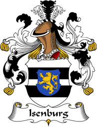 German Wappen Coat of Arms for Isenburg