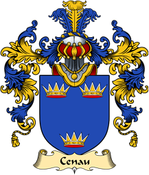 Welsh Family Coat of Arms (v.25) Cenau (AP COEL GODEBOG)