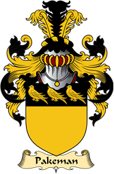 English Coat of Arms (v.23) for the family Pakeman