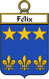 French Coat of Arms Badge for Félix