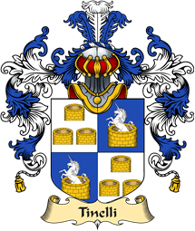 Italian Family Coat of Arms (v.25a) Tinelli