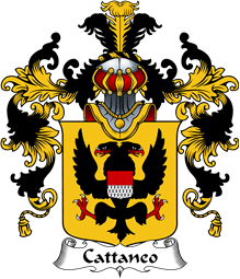 Italian Family Coat of Arms (v.25b) Cattaneo