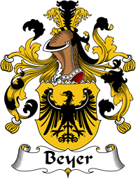 German Wappen Coat of Arms for Beyer