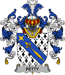 Irish Family Coat of Arms (v.25b) Petty