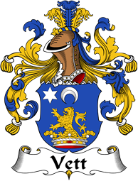German Wappen Coat of Arms for Vett