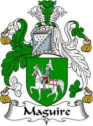 Irish Coat of Arms for MacGuire or Maguire