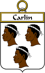 French Coat of Arms Badge for Carlin