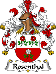 German Wappen Coat of Arms for Rosenthal